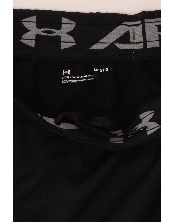 Pantaloni scurți sport Under Armour pentru bărbați, mari, negri