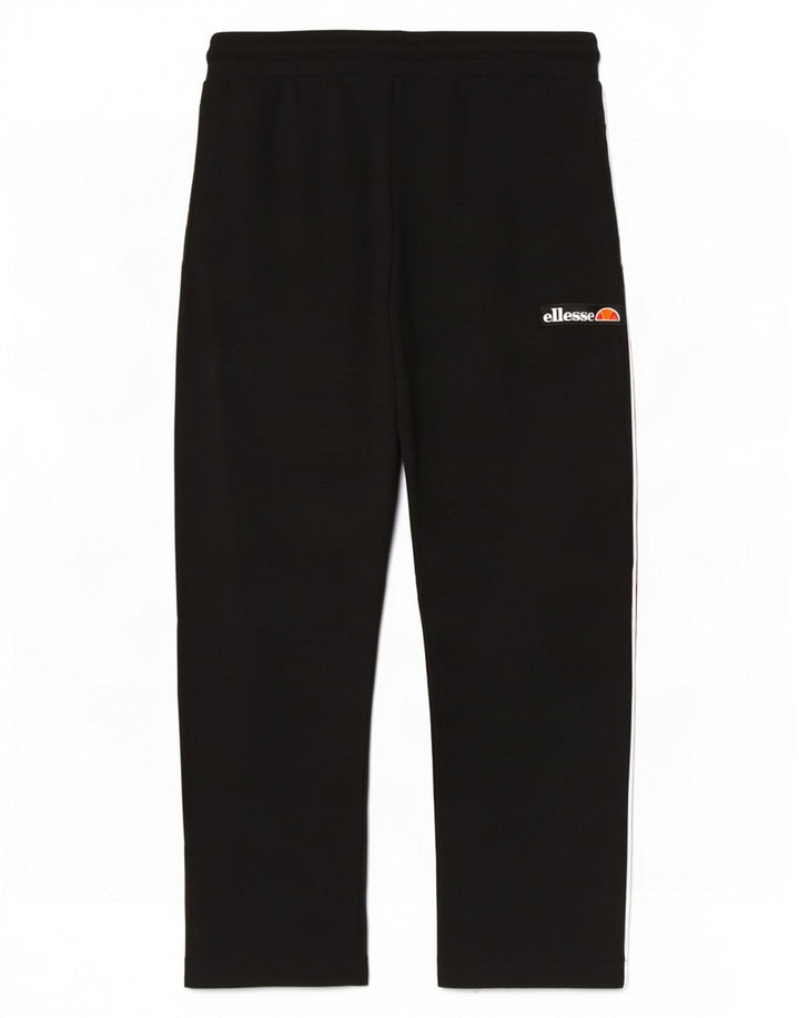 Pantaloni de trening cu grafică pentru bărbați Ellesse, bumbac color bloc negru mediu