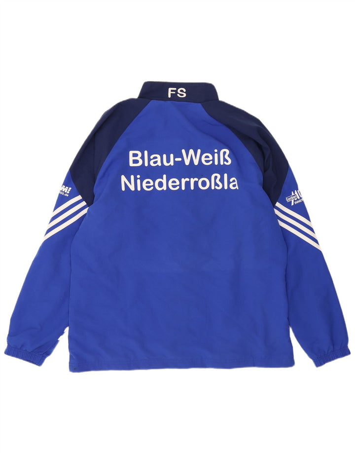 Jachetă de top pentru trening pentru bărbați Adidas, XL, albastru, poliester color bloc
