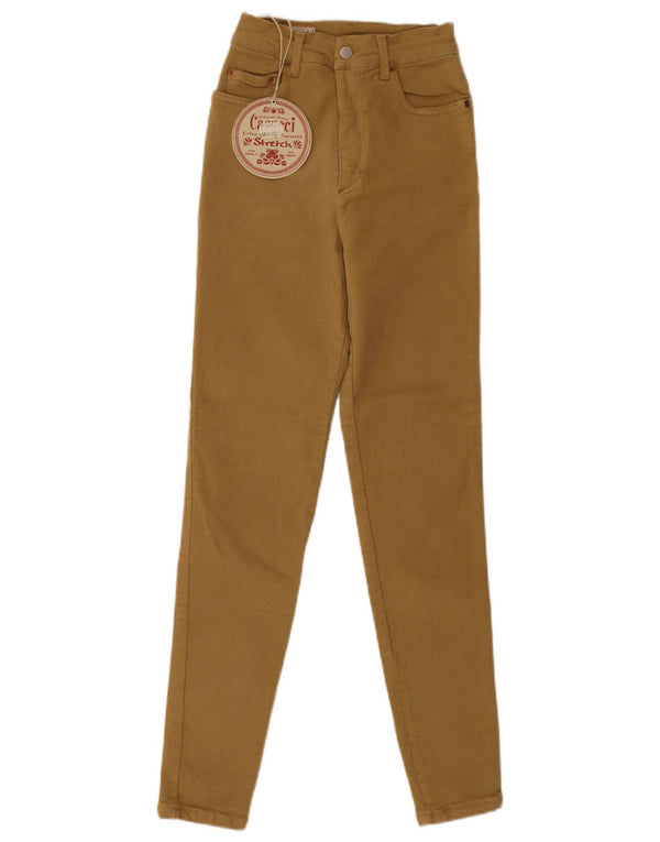 Blugi skinny pentru femei cu talie înaltă Casucci IT 42 Medium W28 L30 Kaki Bumbac