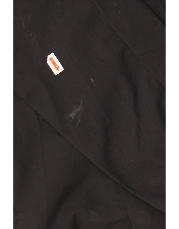 Jachetă de vânt cu glugă ADIDAS pentru băieți, 9-10 ani, poliester negru