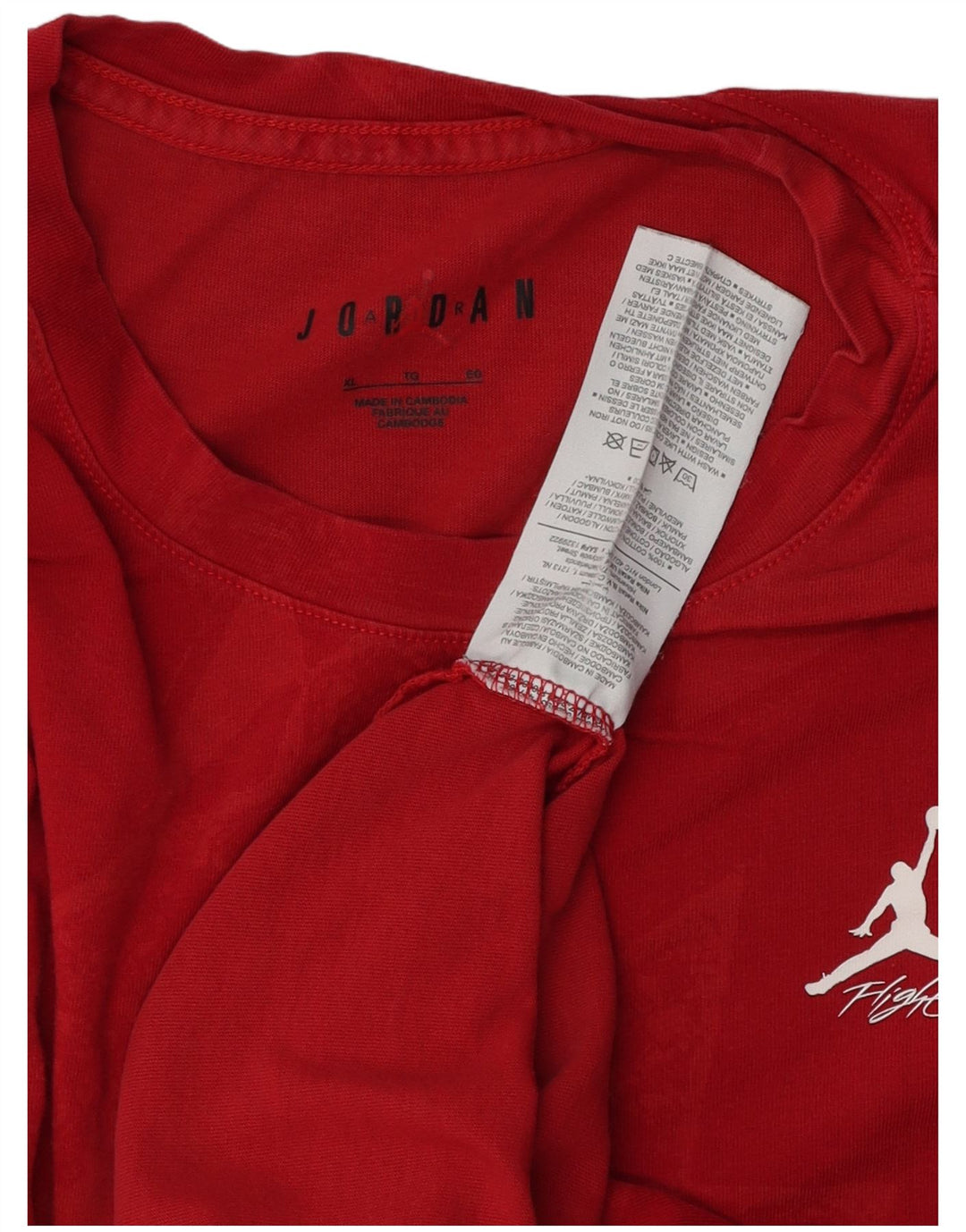 Tricou Bărbați Jordan Top XL Bumbac Geometric Roșu