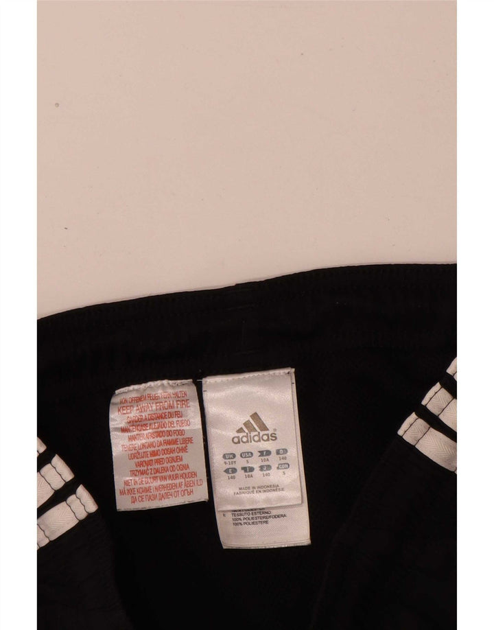 Pantaloni scurți sport pentru băieți Adidas 9-10 ani poliester negru