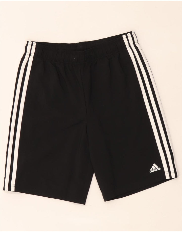 Pantaloni scurți sport adidas băieți 13-14 ani poliester negru