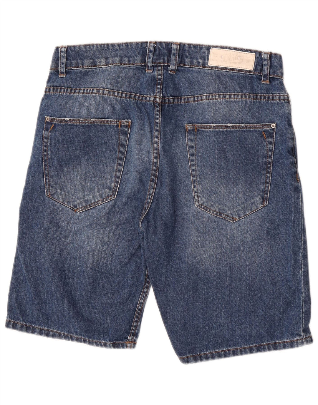 Pantaloni scurți din denim pentru bărbați Zara EU 42 Large W32 Blue Bumbac