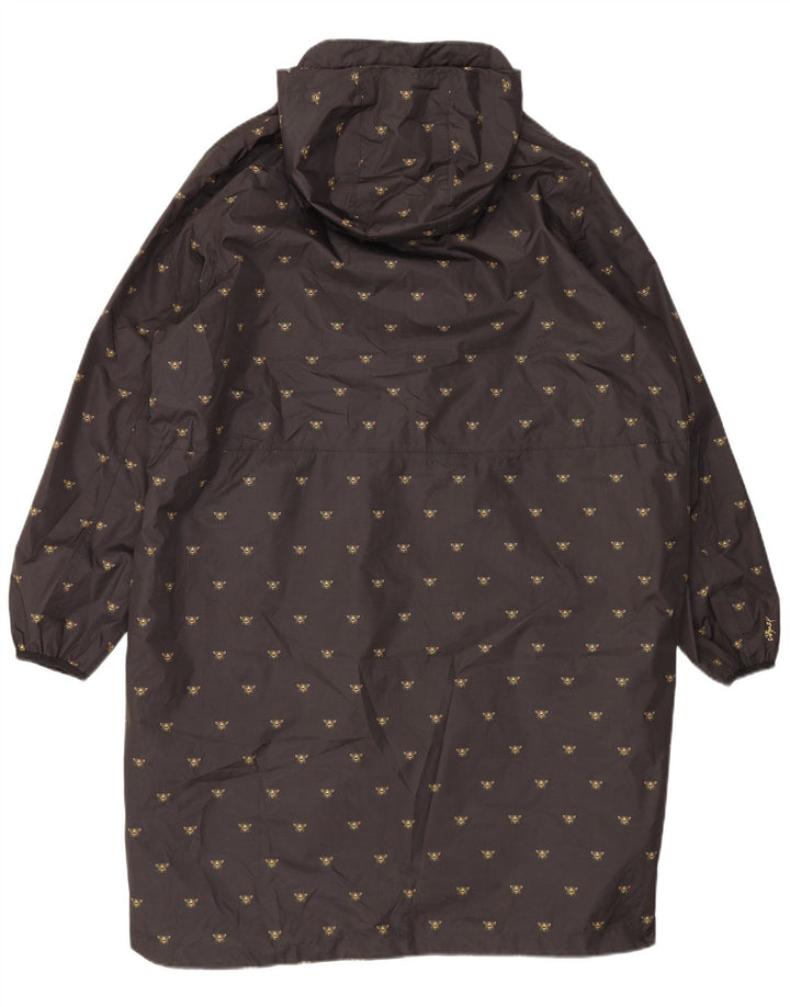Joules haină de ploaie cu glugă pentru femei UK 20 2XL poliester negru