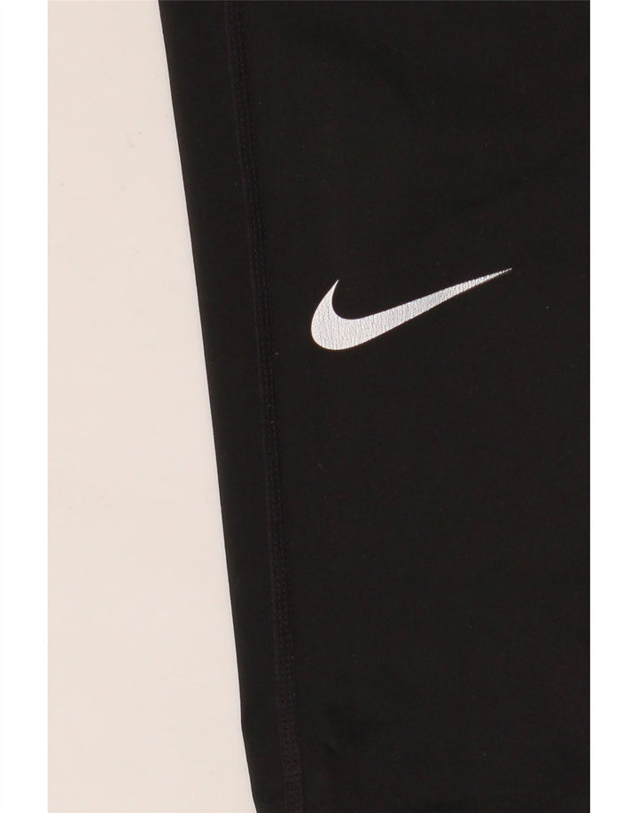 Leggings grafic Nike pentru femei UK 10 Poliester negru mic