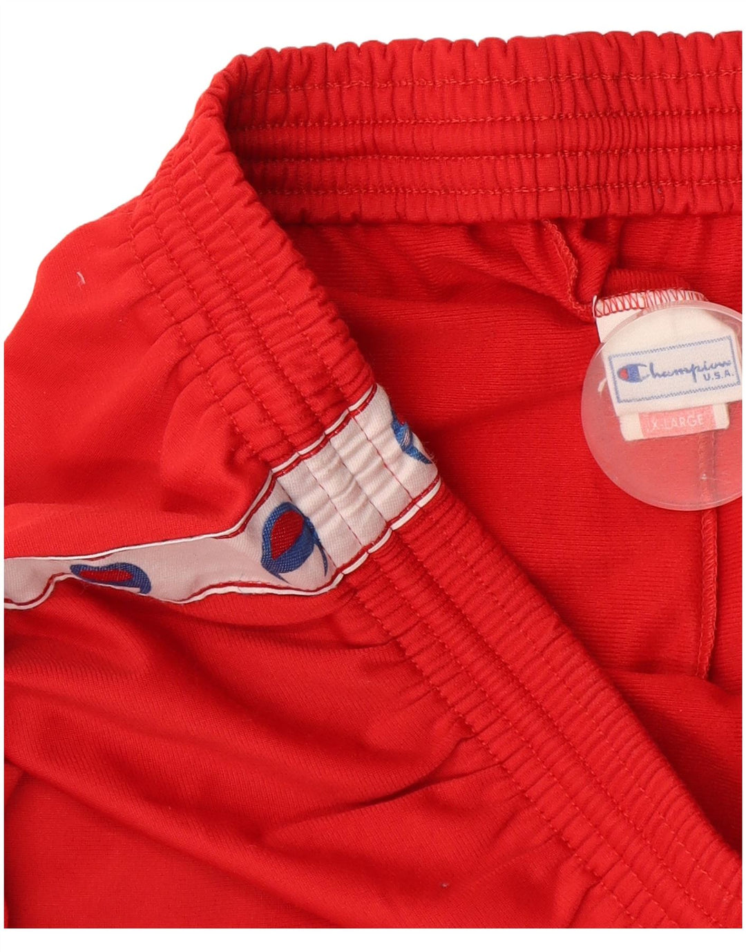 Pantaloni de trening pentru bărbați Champion, cu grafică, XL, poliester color bloc, roșu
