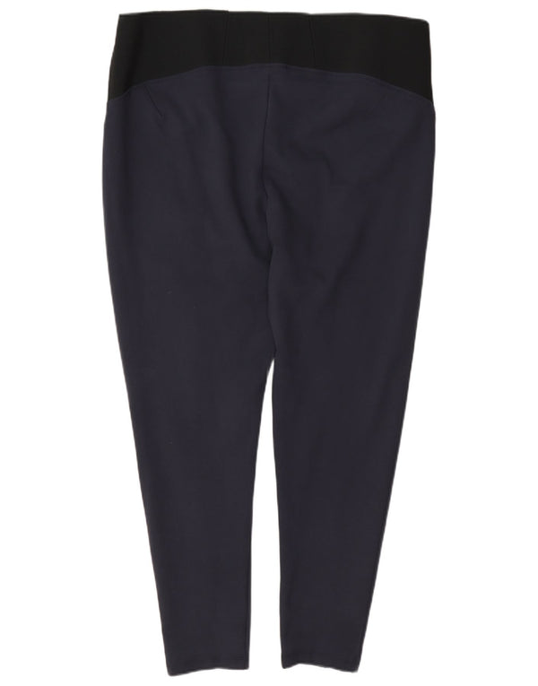 Jambiere pentru femei Marks & Spencer cu talie înaltă UK 20 2XL bleumarin, viscoză