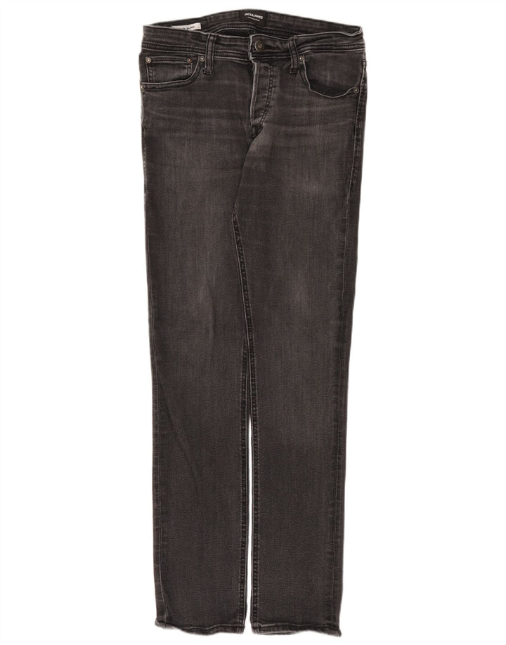 Blugi Jack & Jones GLENN Slim pentru bărbați W32 L32 bumbac gri