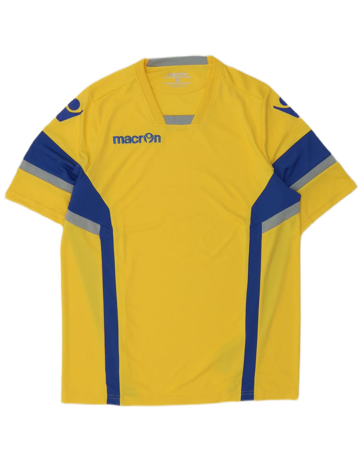 Tricou grafic pentru bărbați Macron Top Mediu Galben Poliester Bloc de culoare