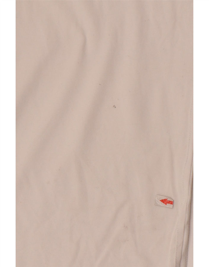 Tricou grafic Guess Slim Fit Top Mediu Alb