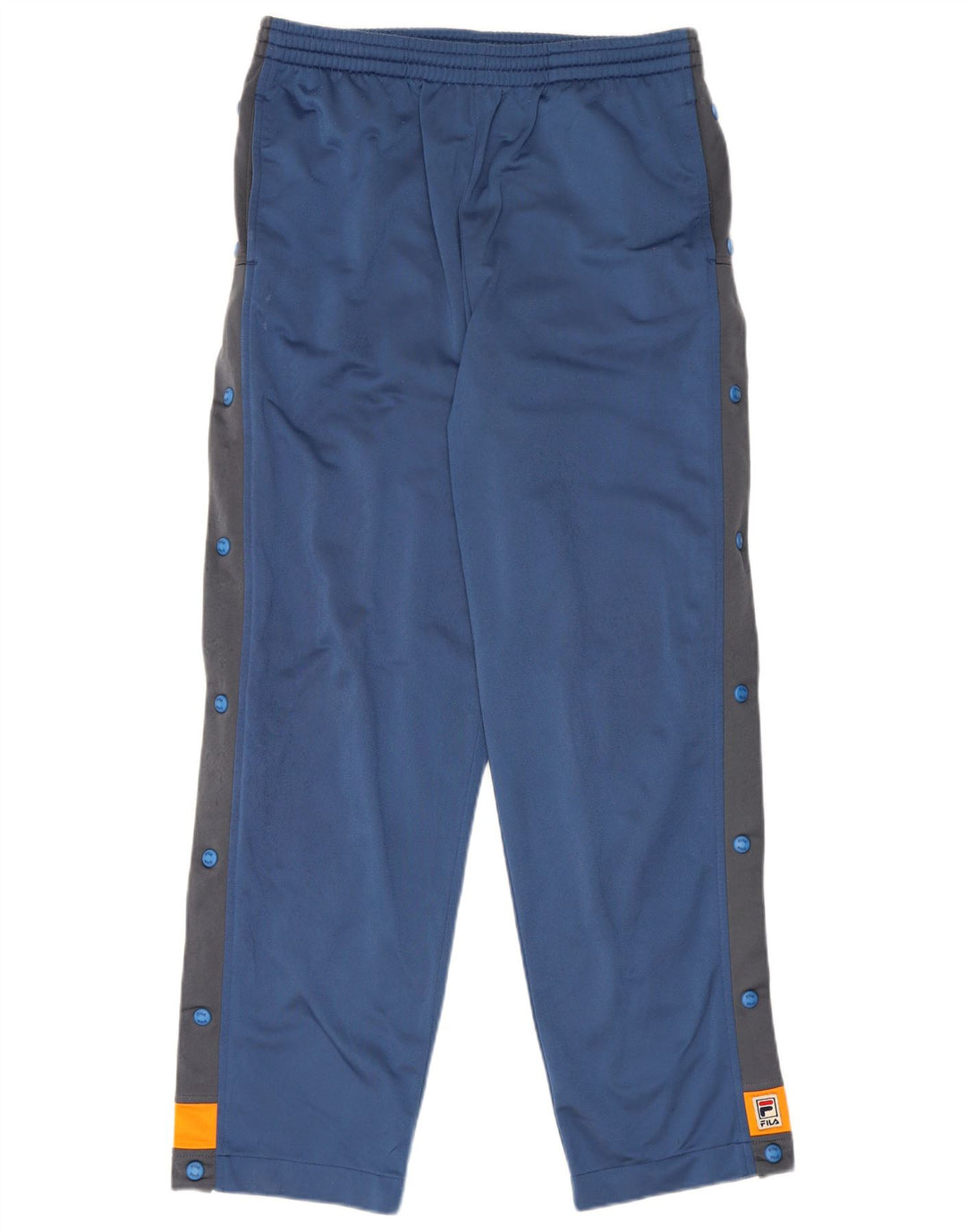 Pantaloni de trening Fila pentru bărbați, albastru mediu, poliester color bloc