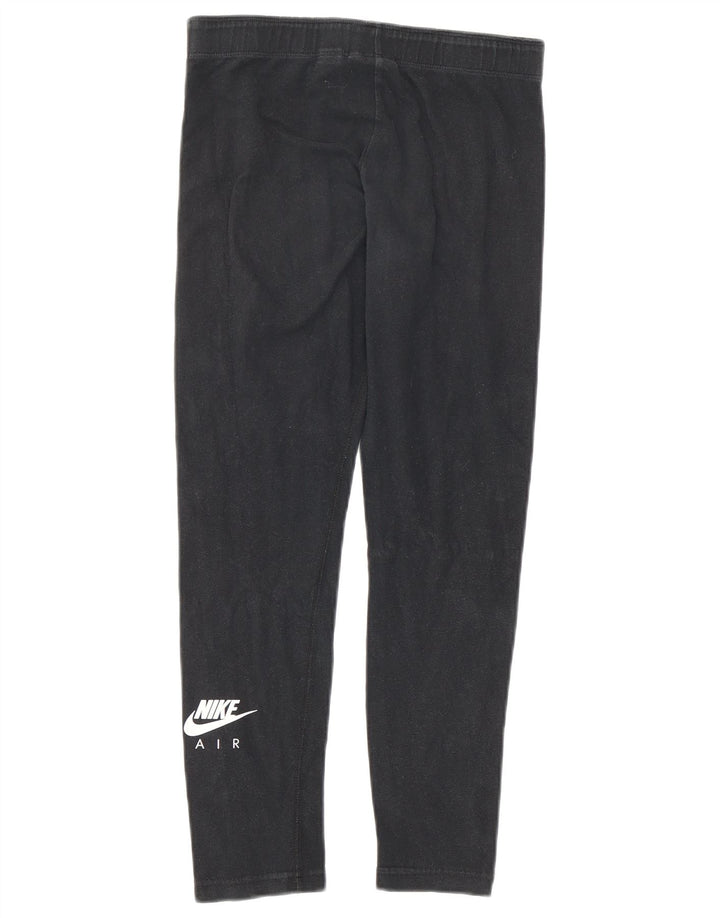 Leggings grafic pentru fete Nike 12-13 ani mare negru