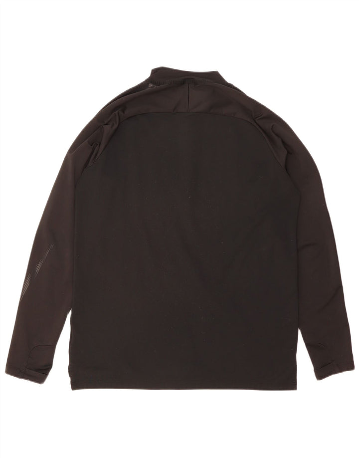 Trening pentru bărbați Dri Fit Graphic Pulover Top Mediu Negru Colorblock