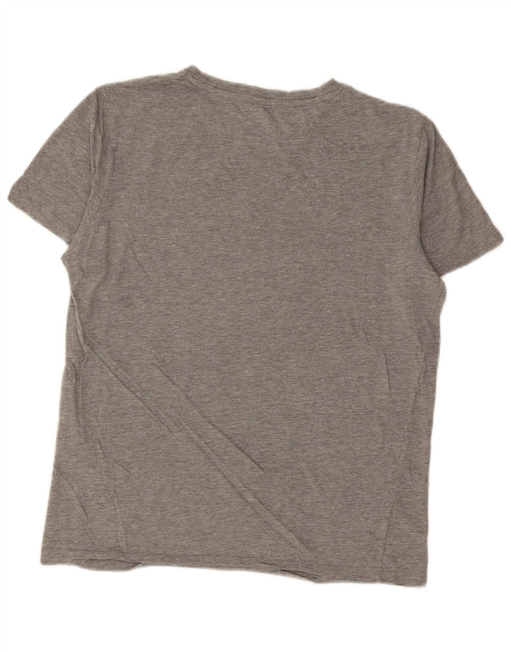 Tricou grafic Jack & Jones pentru bărbați Top mic din bumbac gri