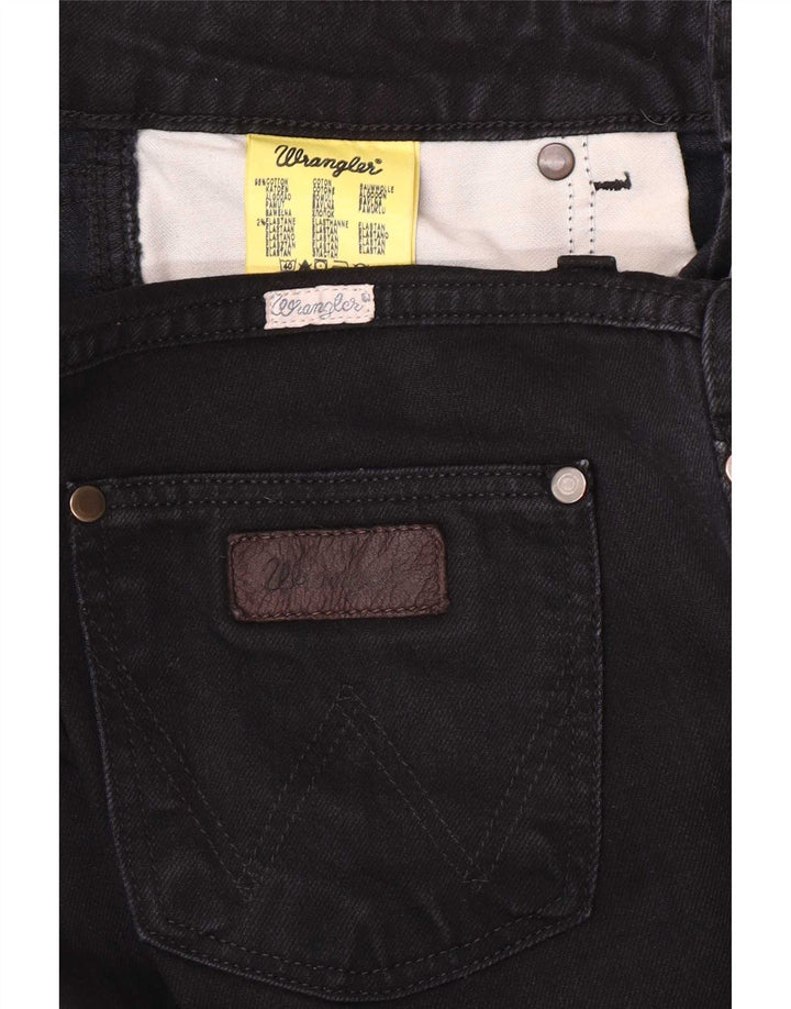 Blugi drepti pentru femei Wrangler Iris W30 L30 bumbac negru