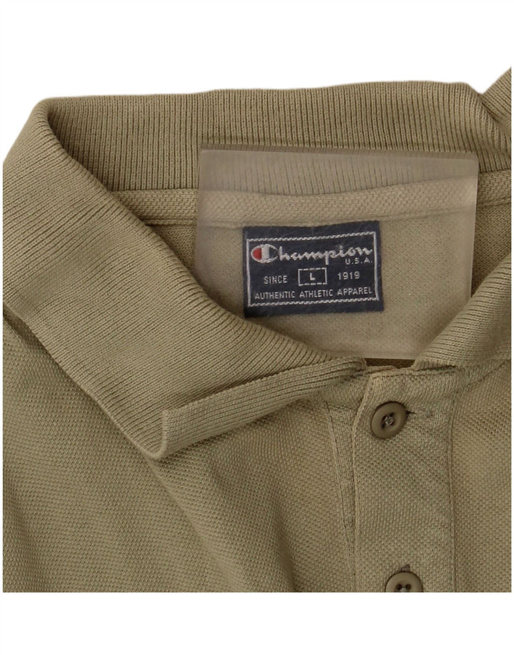 Tricou polo Champion pentru bărbați, kaki mare