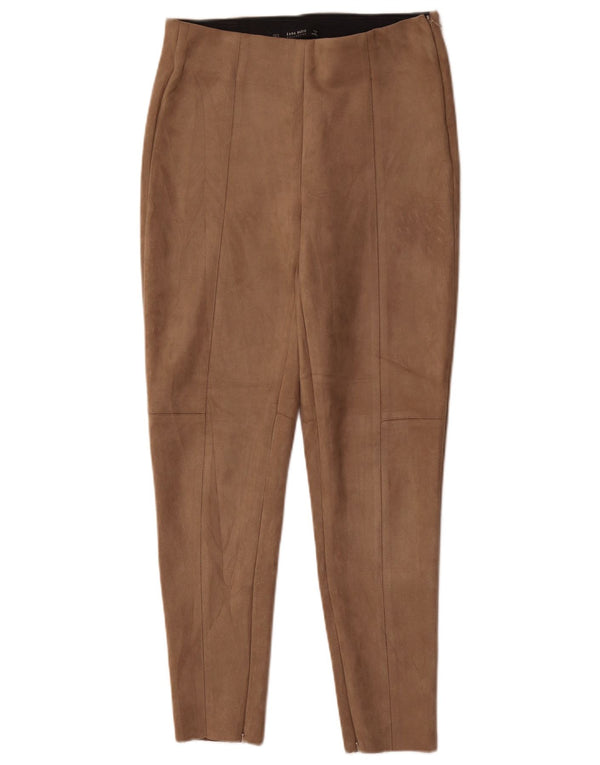 Pantaloni skinny pentru femei Zara Mediu L28 L28 Maro