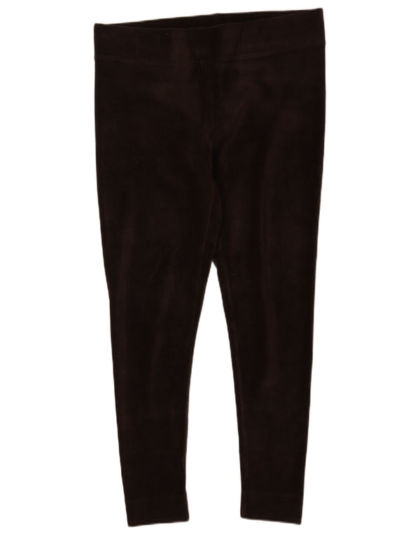 Leggings din velur pentru femei Marks & Spencer UK 16, mare, maro, bumbac