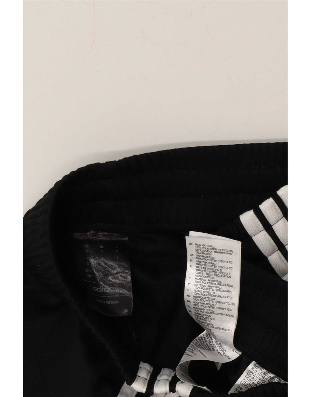 Pantaloni de trening pentru bărbați Adidas Pantaloni de jogging Mici Poliester negru
