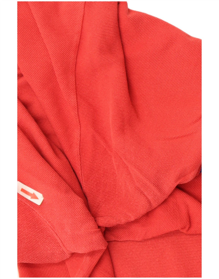 Cămașă polo Fred Perry pentru bărbați, bumbac roșu mediu
