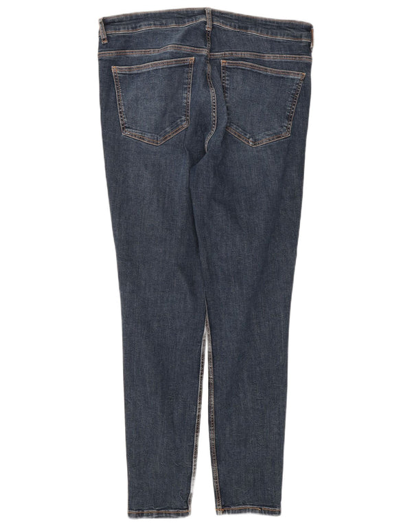 Blugi slim pentru femei Zara EU 44 XL W34 L28 Albastru Bumbac
