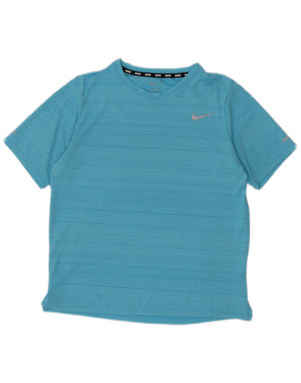 Tricou Nike Dri Fit pentru băieți Top 13-14 ani XL Poliester cu dungi albastre