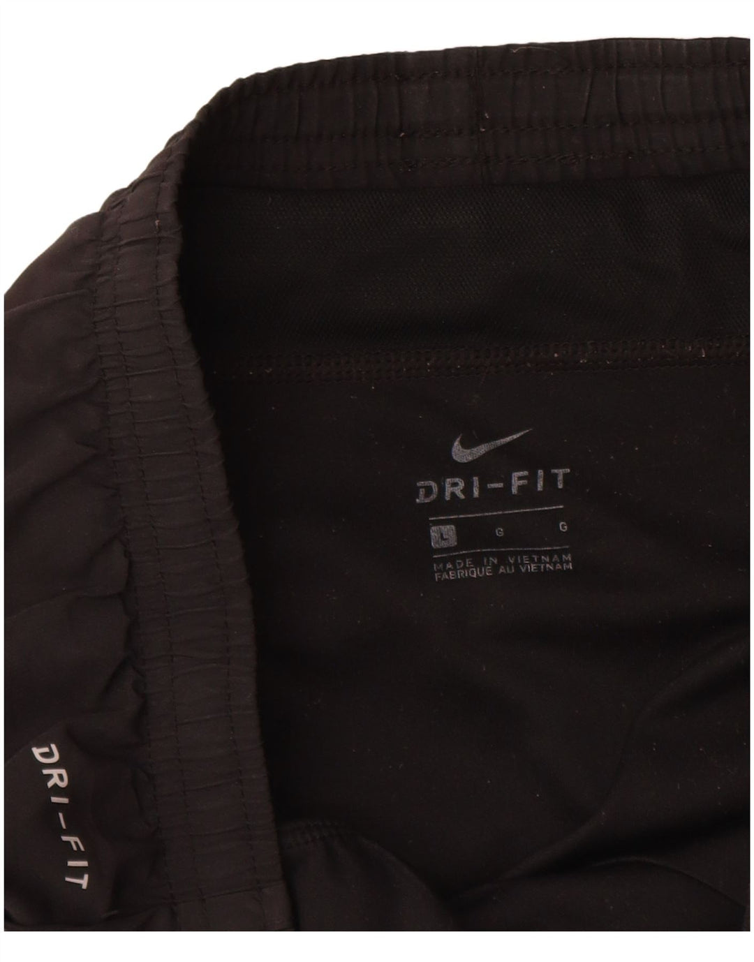 Pantaloni scurti sport NIKE Dri Fit pentru femei UK 14, mari, negru, poliester