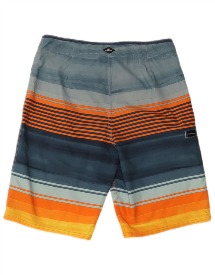 Pantaloni scurți de înot grafic pentru bărbați O'Neill XS poliester cu dungi multicolore