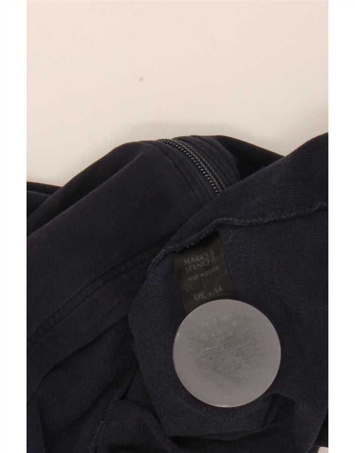 Jachetă de trening pentru femei Marks & Spencer UK 14 mare bumbac bleumarin