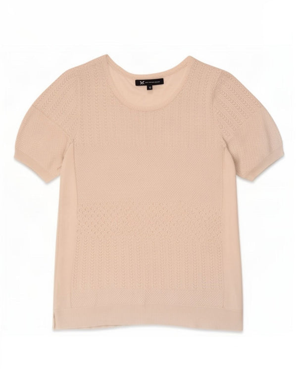 Crew Clothing Tricou pentru femei Top UK 12 Medium White Viscose