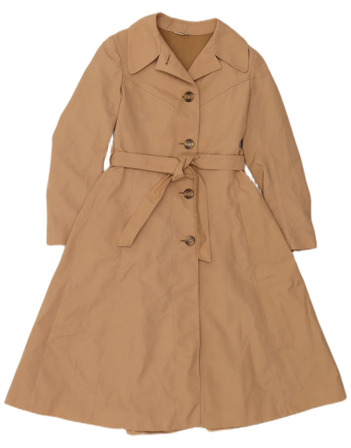 Trench pentru femei Confezioni Di Lusso UK 12 Medium Bej Poliester