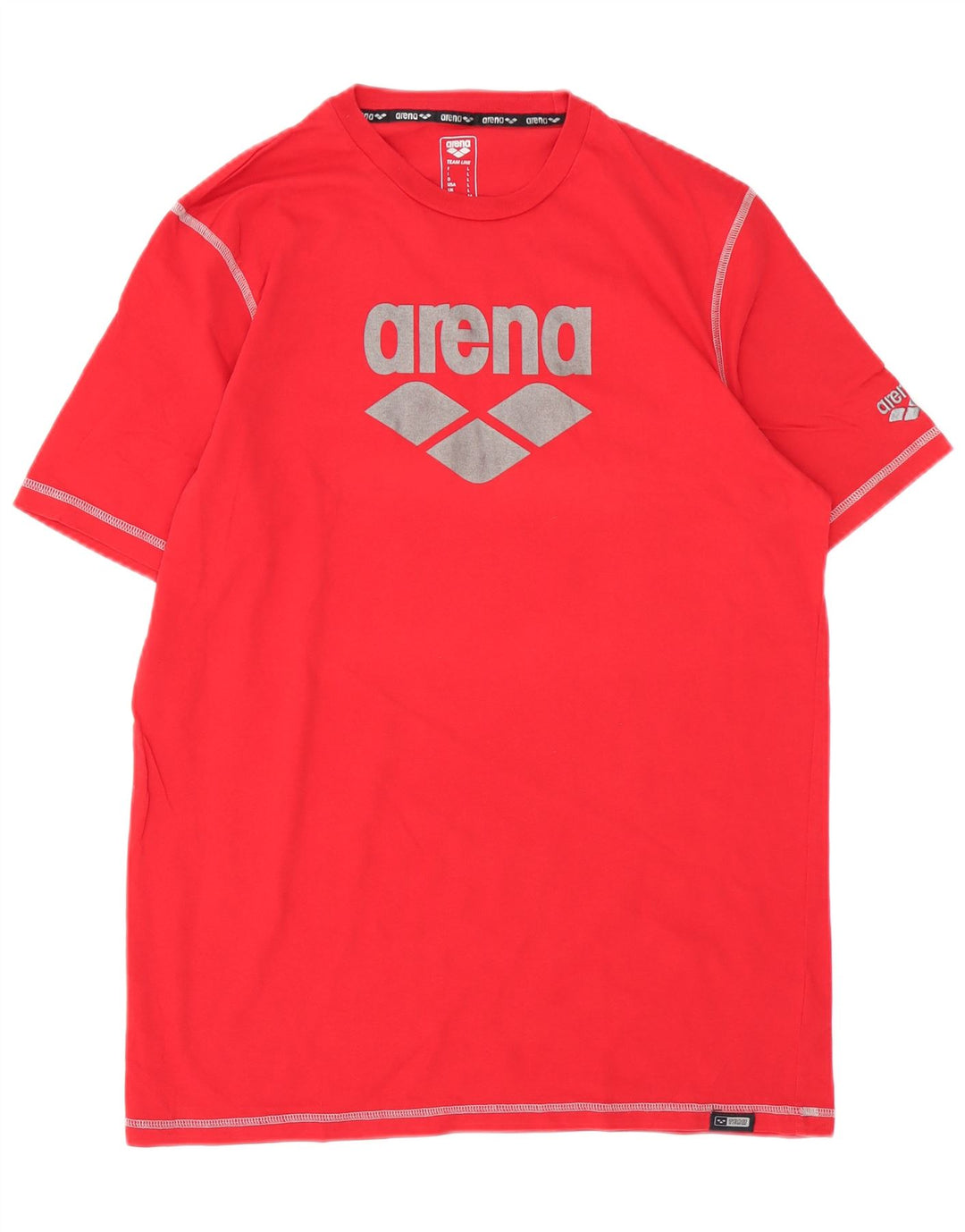 Tricou grafic pentru bărbați Arena Top mare bumbac roșu