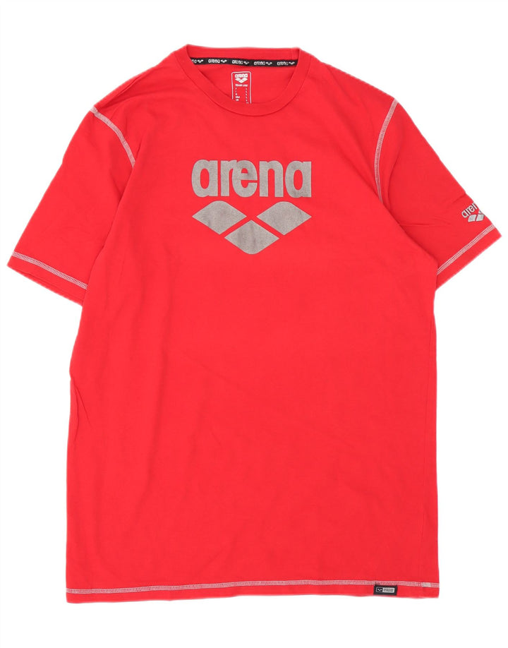 Tricou grafic pentru bărbați Arena Top mare bumbac roșu