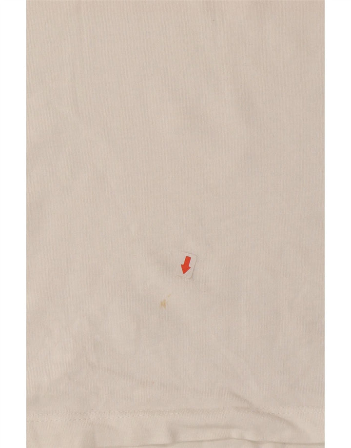 Tricou cu grafic Jack & Jones pentru bărbați Top mediu din bumbac alb