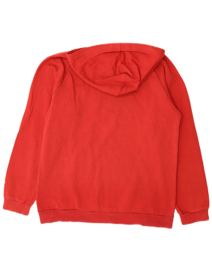 Pulover cu glugă grafic PUMA pentru băieți 13-14 ani, roșu