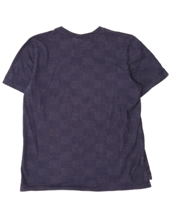 Tricou pentru bărbați Adidas Top XL Bleumarin Geometric Bumbac