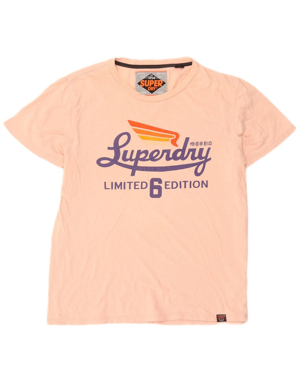 Tricou grafic pentru bărbați Superdry Top 3XL bumbac roz