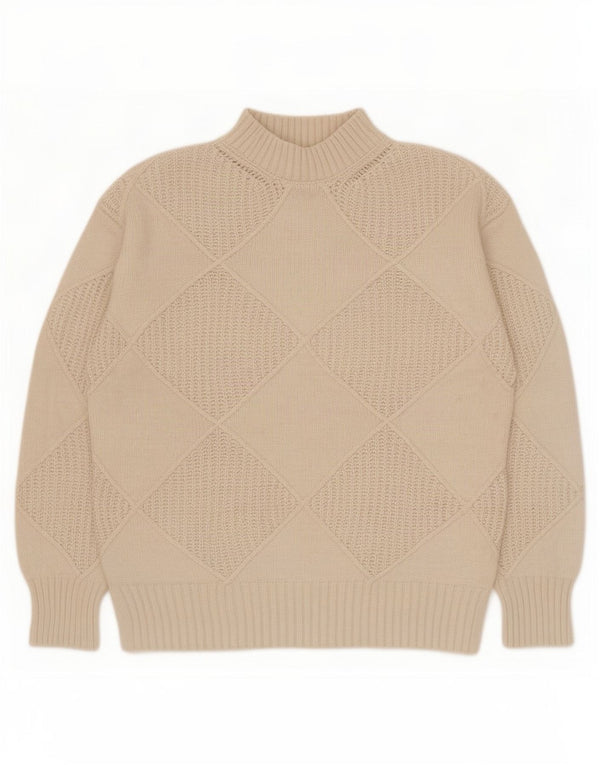 Pulover cu gât țestoasă supradimensionat pentru femei Marks & Spencer UK 6 XS Bej