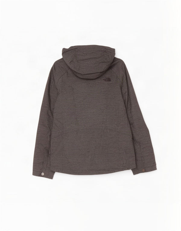 Jachetă de ploaie cu glugă pentru femei The North Face UK 14, nailon gri mediu