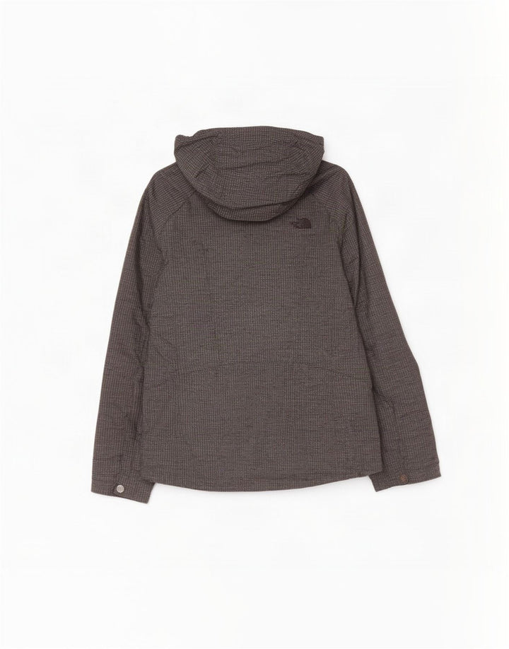 Jachetă de ploaie cu glugă pentru femei The North Face UK 14, nailon gri mediu