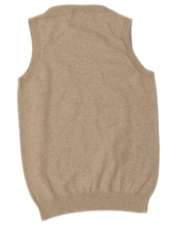 Top cu vestă Zara pentru femei UK 12 Medium Beige Flecked