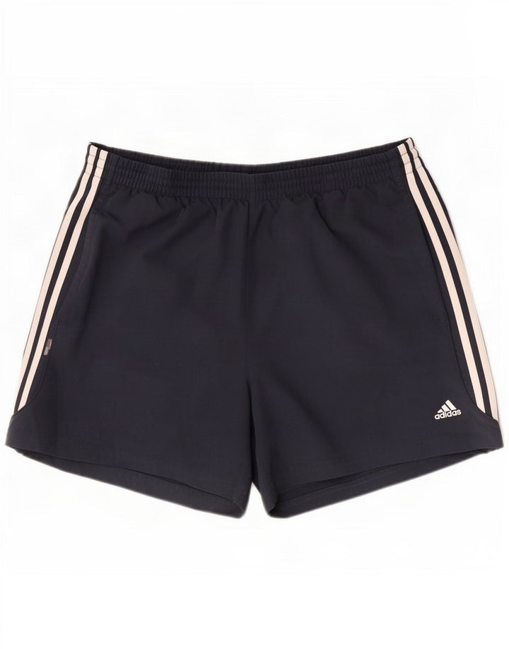 Pantaloni scurți sport pentru bărbați Adidas, mari, albastru, poliester