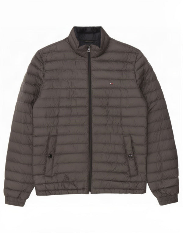 Jachetă căptușită pentru bărbați Tommy Hilfiger UK 38 Medium Gri Poliester