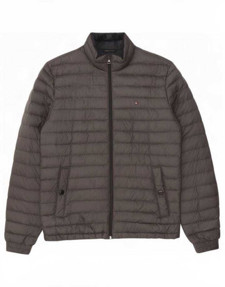 Jachetă căptușită pentru bărbați Tommy Hilfiger UK 38 Medium Gri Poliester