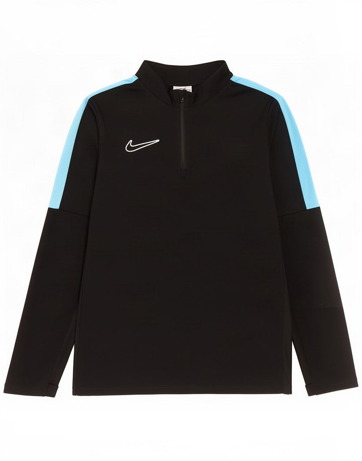 Trening pentru băieți Dri Fit Pullover Top 11-12 ani, negru, color block