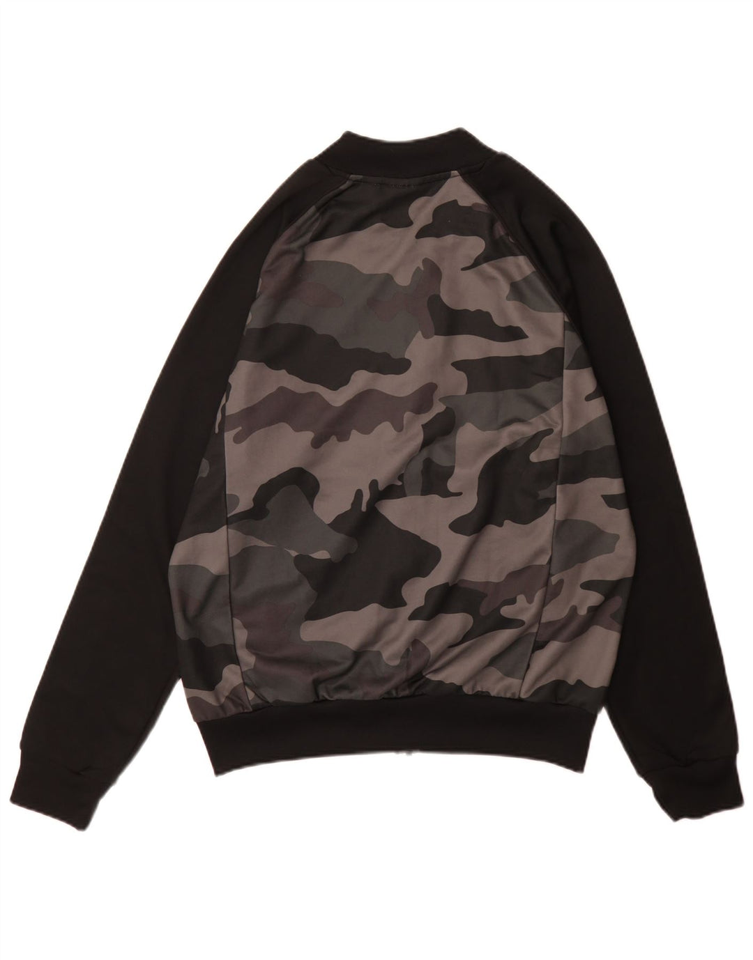 Jachetă de trening pentru bărbați Adidas, gri mediu, poliester de camuflaj Sport