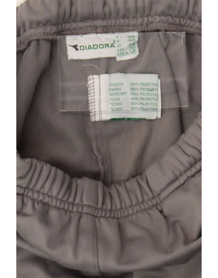 Pantaloni de trening Diadora pentru bărbați, mari, gri, poliester