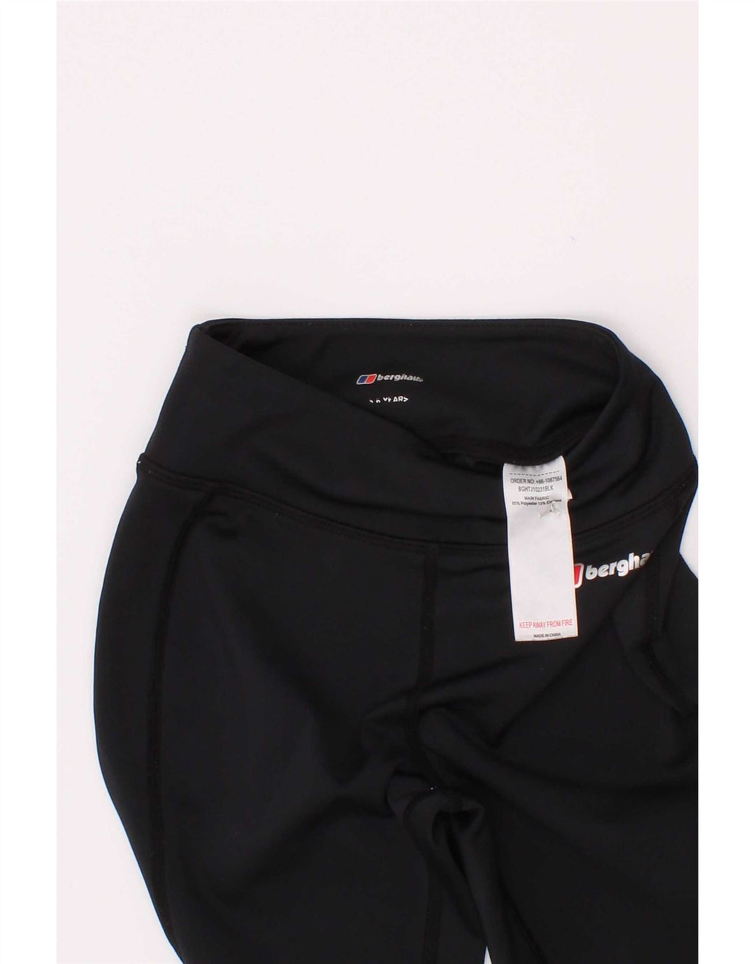 Leggings pentru fete Berghaus 5-6 ani poliester negru